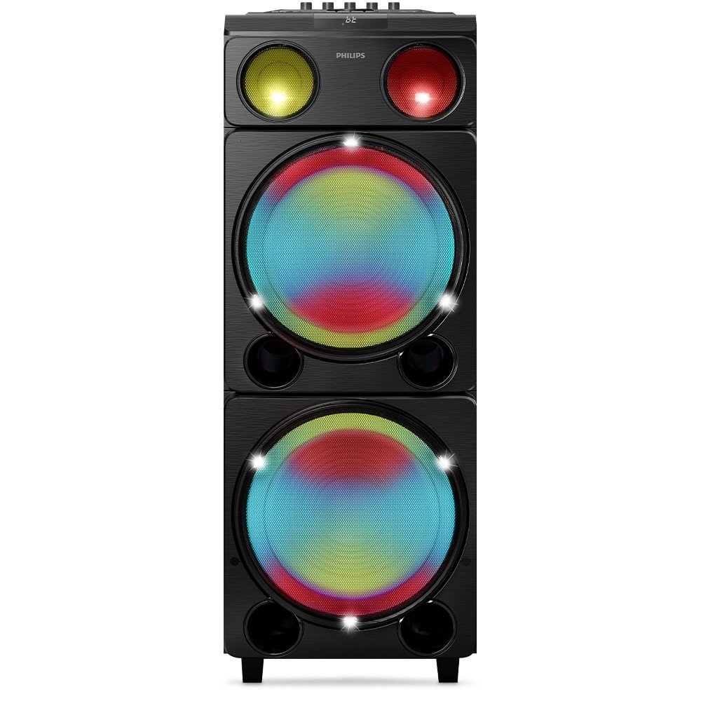 Caixa De Som Philips Party Speaker TAX5509/78 - Bluetooth, 2400W, Preto