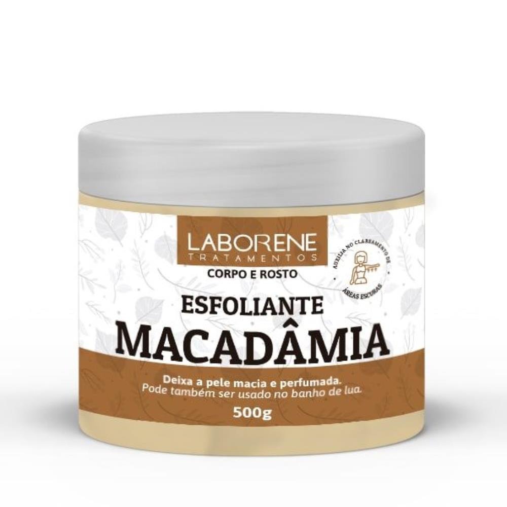 Esfoliante Rosto e Corpo Macadâmia 500g Laborene