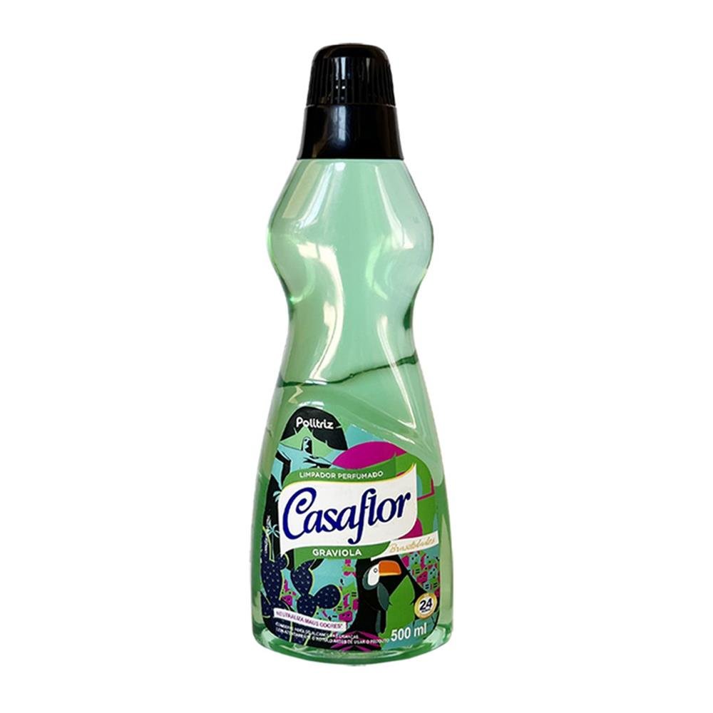Limpador Perfumado Casaflor Brasilidades Graviola 500ML - Embalagem com 12 Unidades