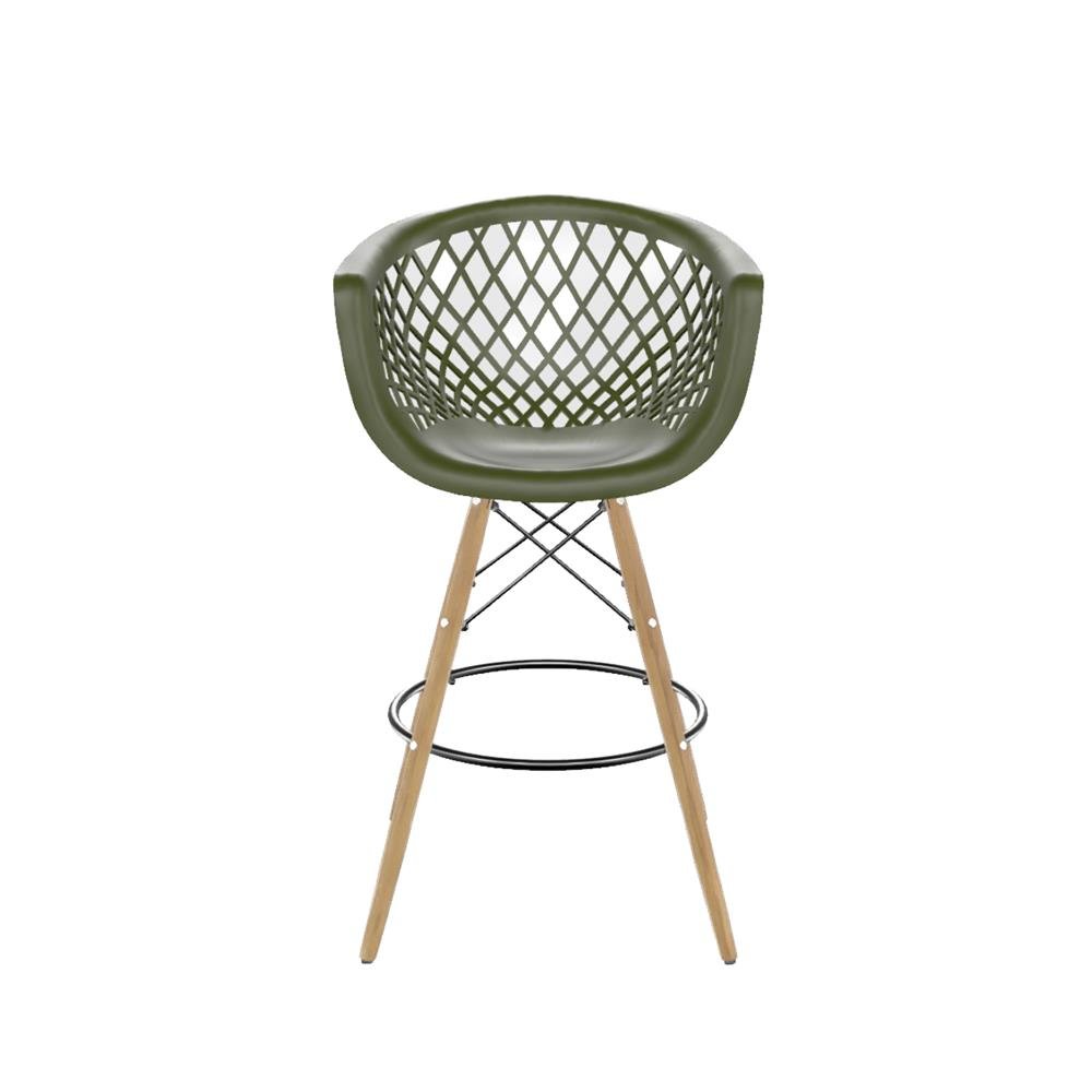 Banqueta Web polipropileno Verde Militar Dsw