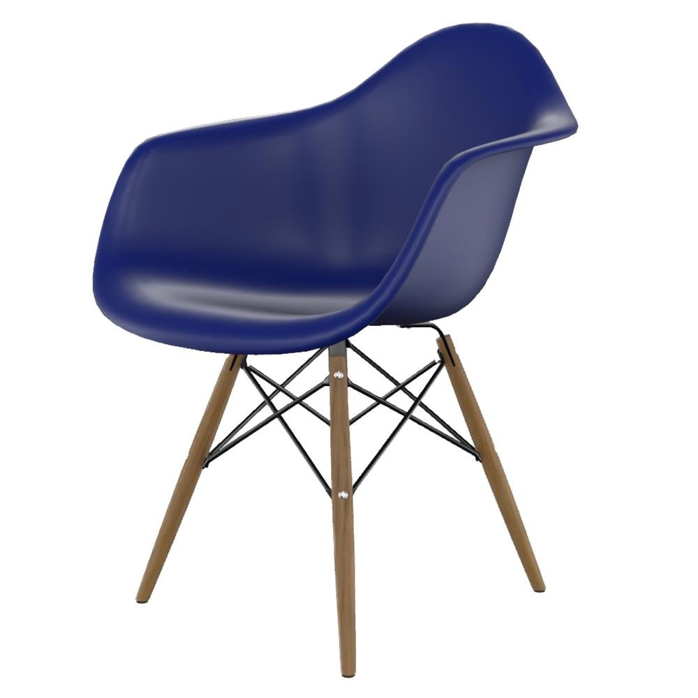 Cadeira Arm polipropileno Azul Bic Dsw