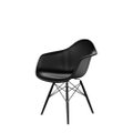 Cadeira Arm polipropileno Preta Dsw Injetado Preto