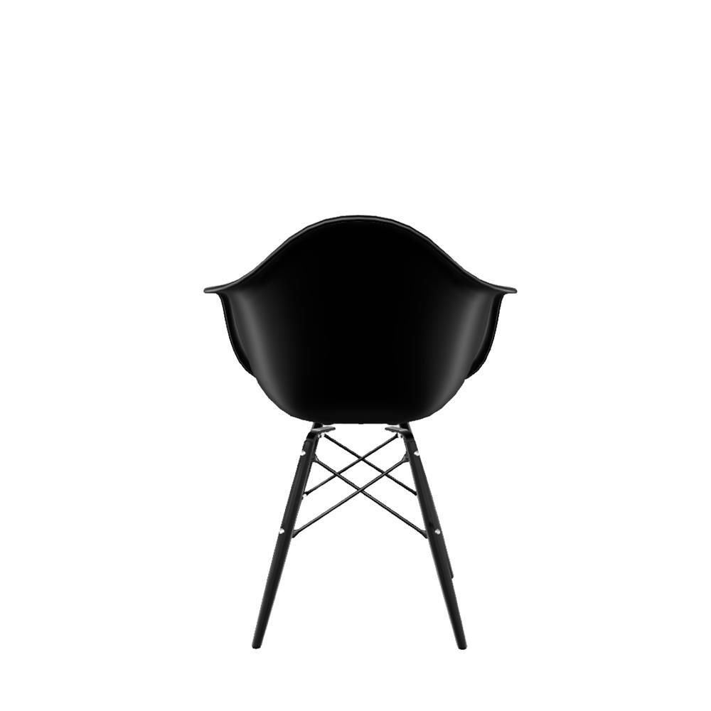 Cadeira Arm polipropileno Preta Dsw Injetado Preto
