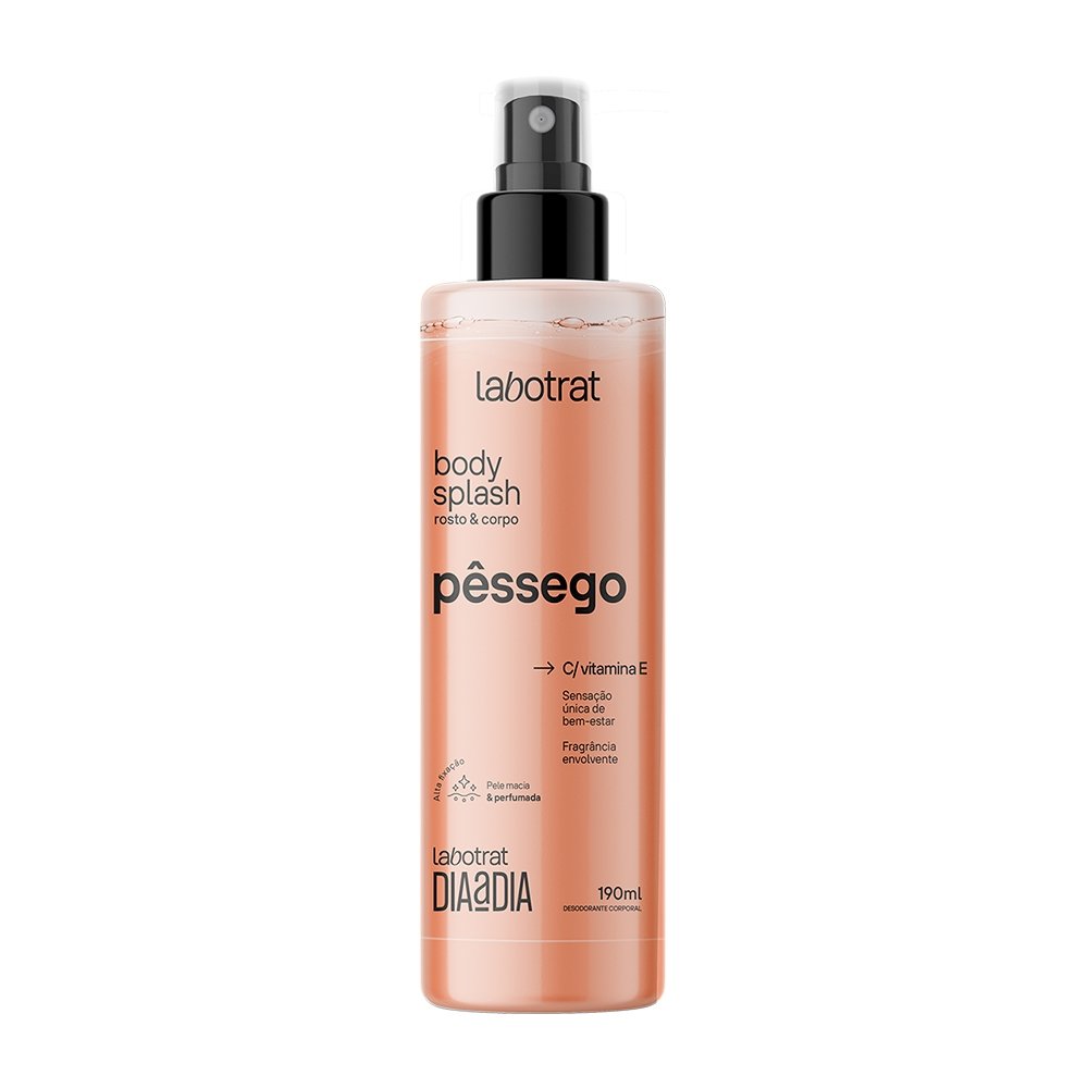 Body Splash Labotrat Pêssego Dia a Dia 190ml