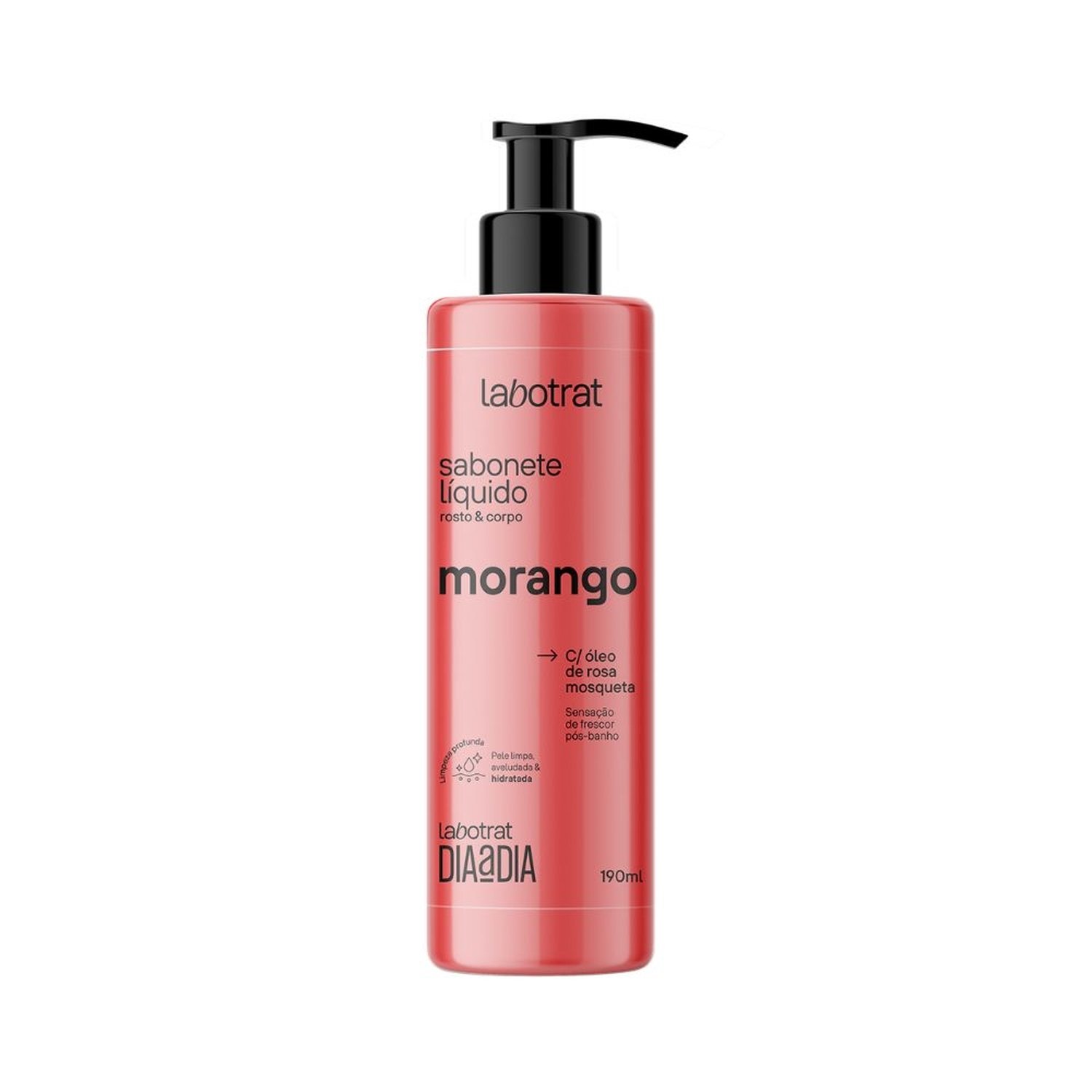 Sabonete Líquido Labotrat Morango Dia a Dia 190ml