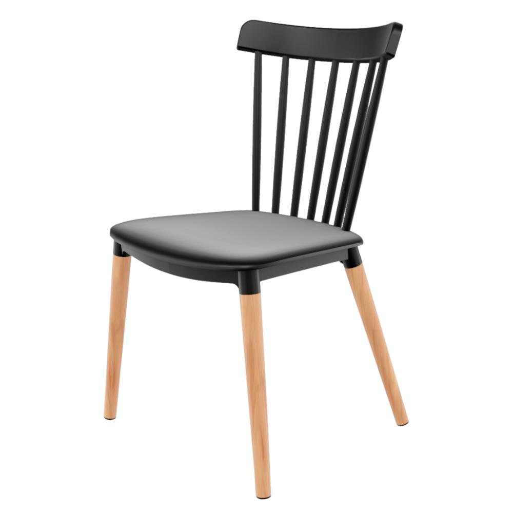 Cadeira Windsor polipropileno Preta