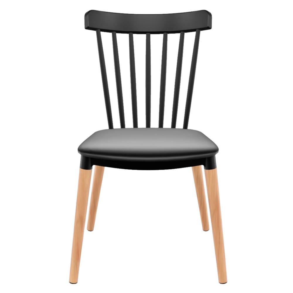 Cadeira Windsor polipropileno Preta