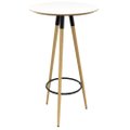 Mesa Bistro Rio Mdf Branca 60 centimetros