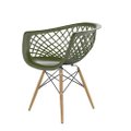 Cadeira Web polipropileno Verde Militar Dsw