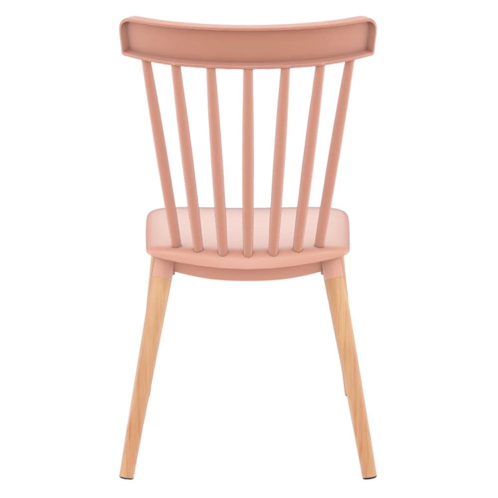 Cadeira Windsor polipropileno Rosa