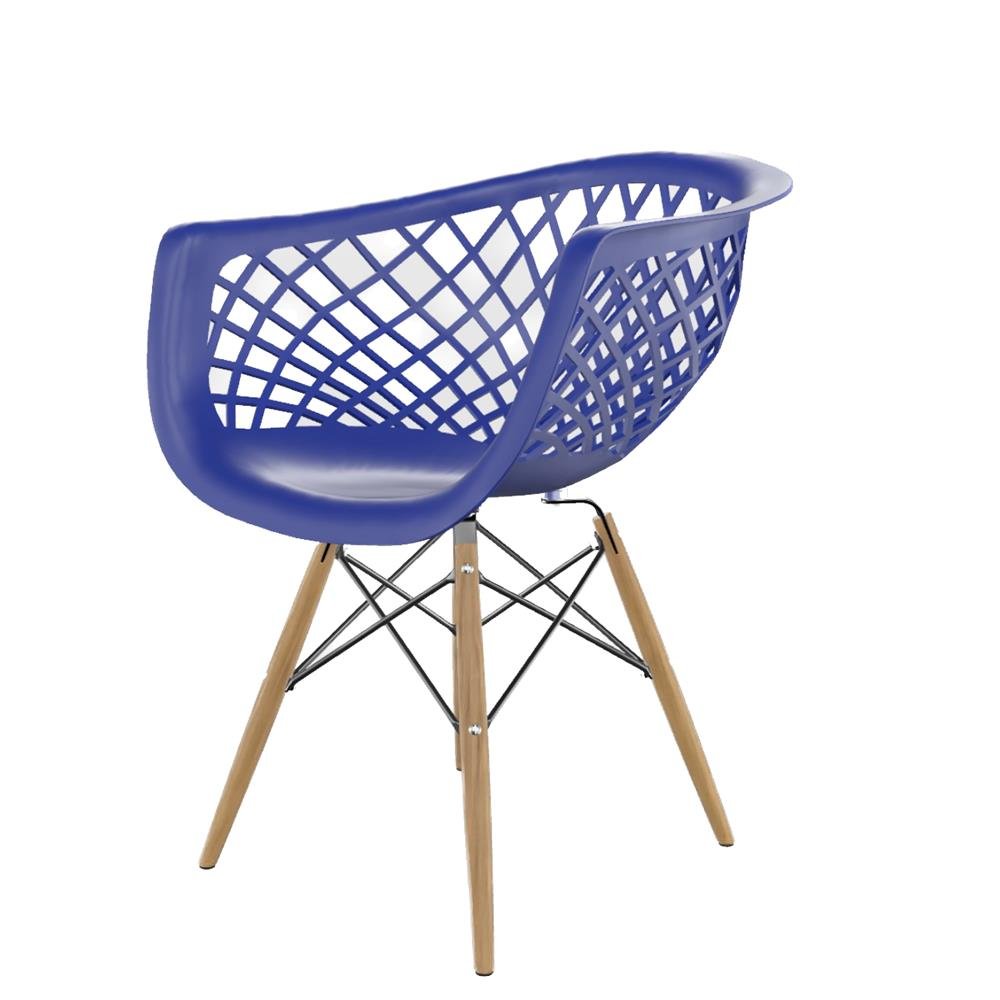 Cadeira Web polipropileno Azul Bic Dsw