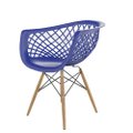 Cadeira Web polipropileno Azul Bic Dsw