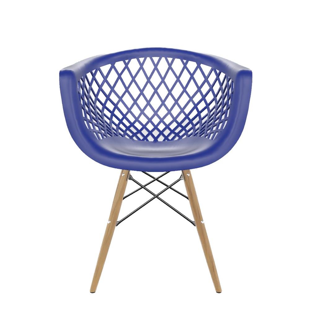 Cadeira Web polipropileno Azul Bic Dsw
