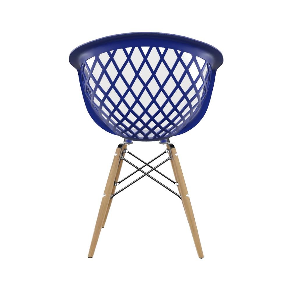 Cadeira Web polipropileno Azul Bic Dsw