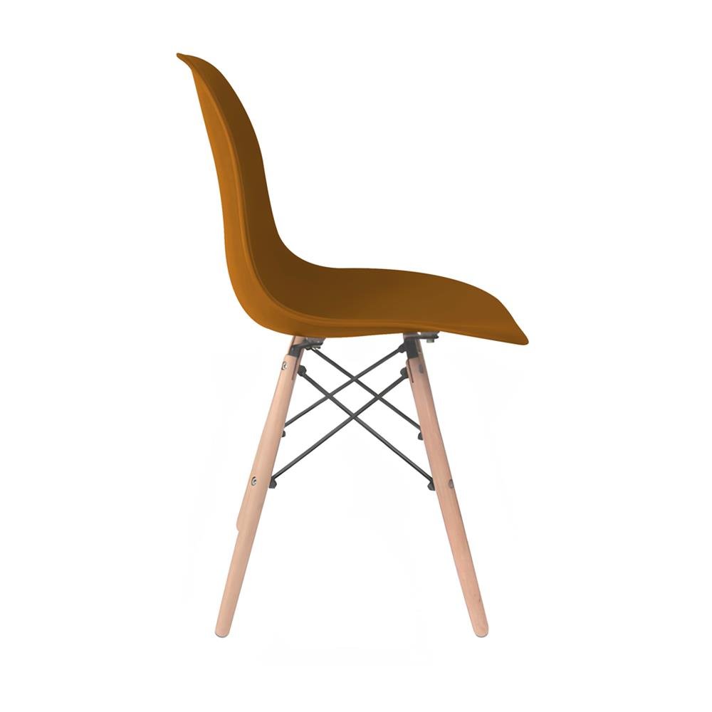 Cadeira Eames polipropileno Terracota Dsw