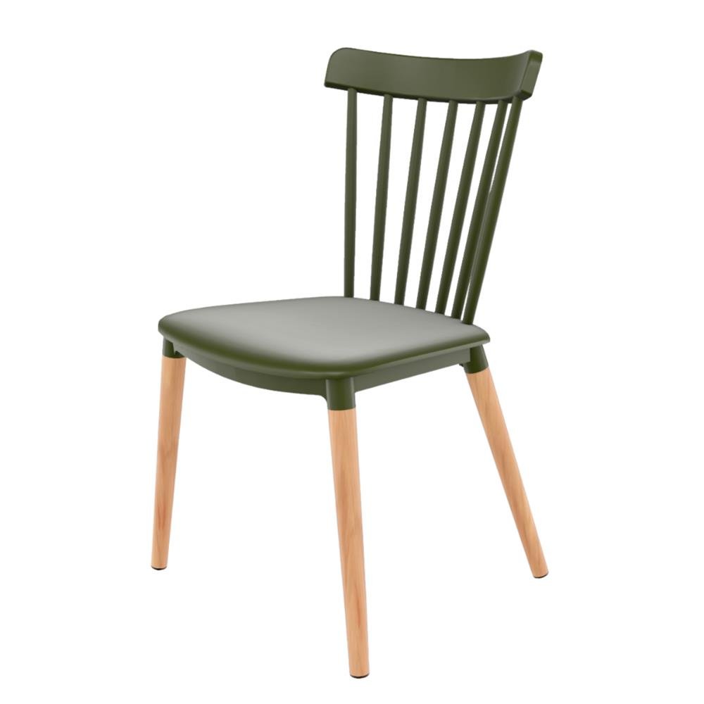 Cadeira Windsor polipropileno Verde Militar