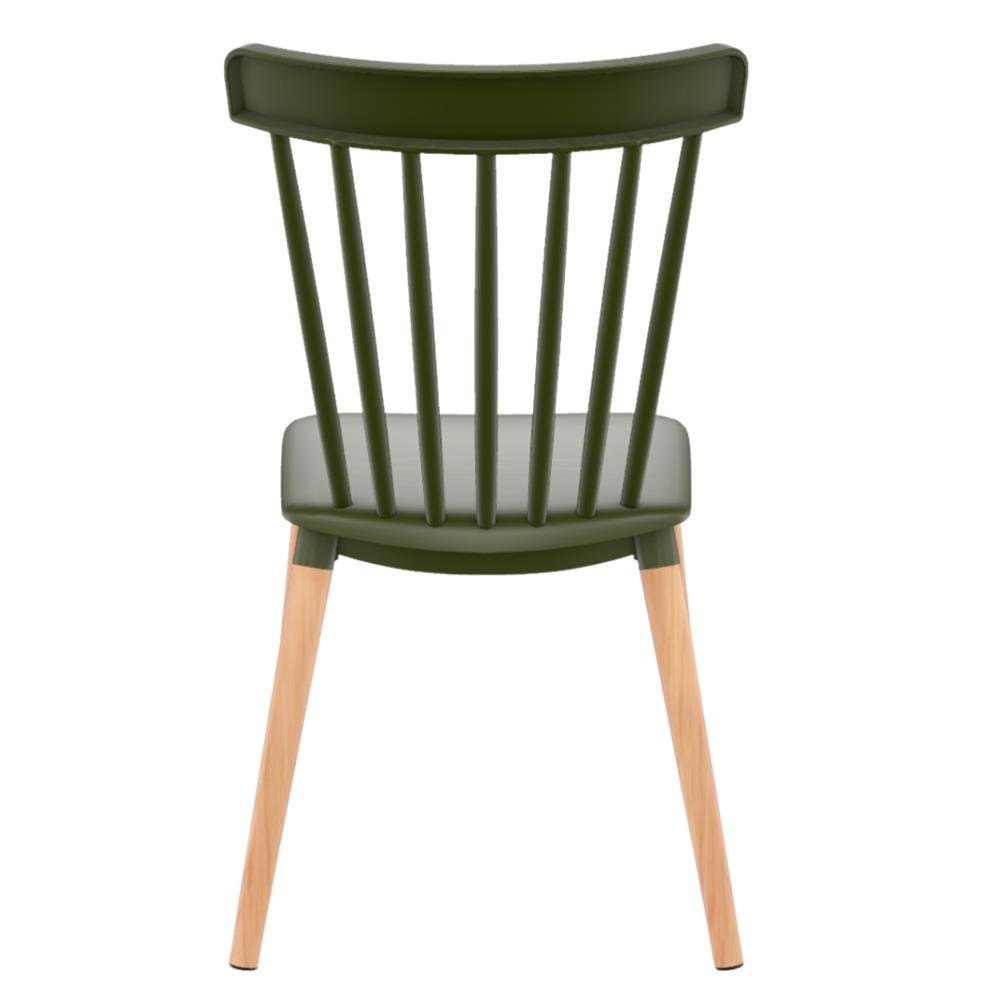 Cadeira Windsor polipropileno Verde Militar