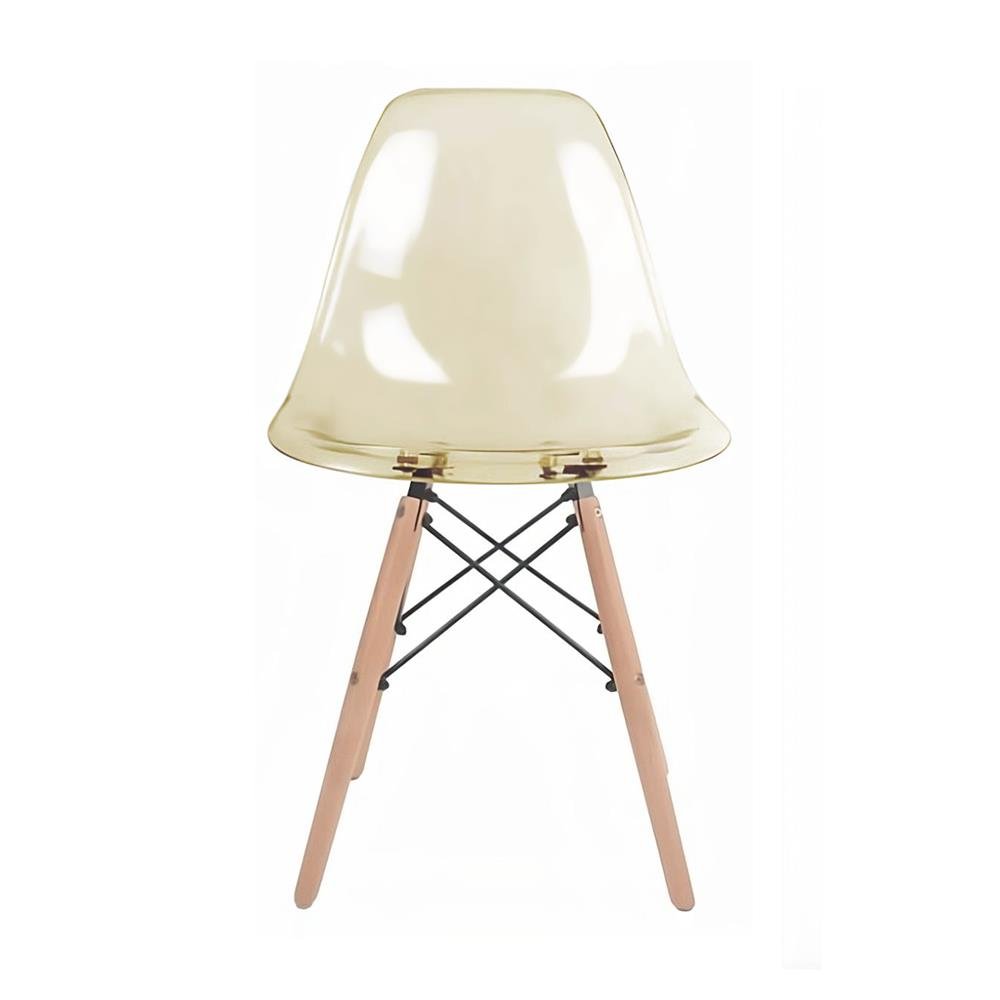 Cadeira Eames Policarbonato Ambar Dsw