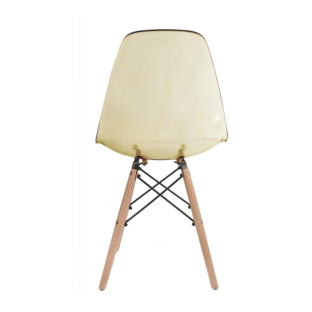 Cadeira Eames Policarbonato Ambar Dsw