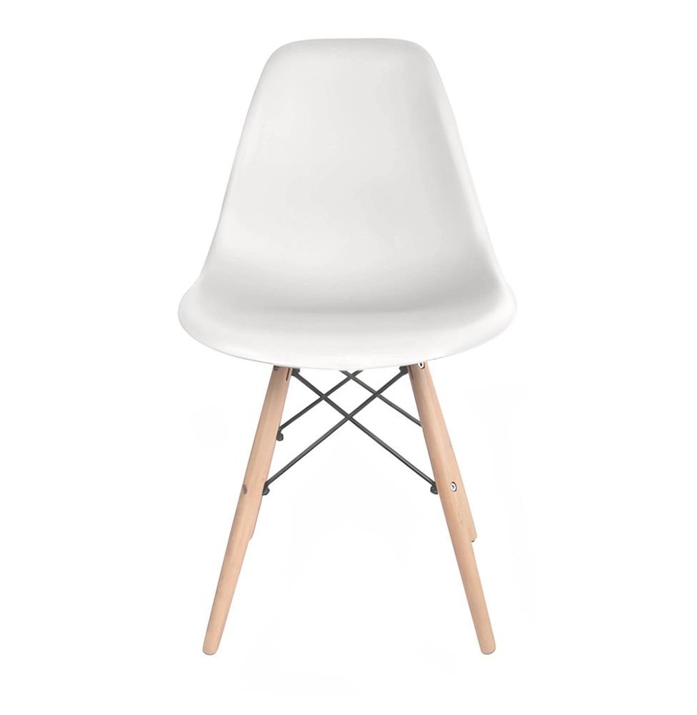 Cadeira Eames polipropileno Branca Dsw