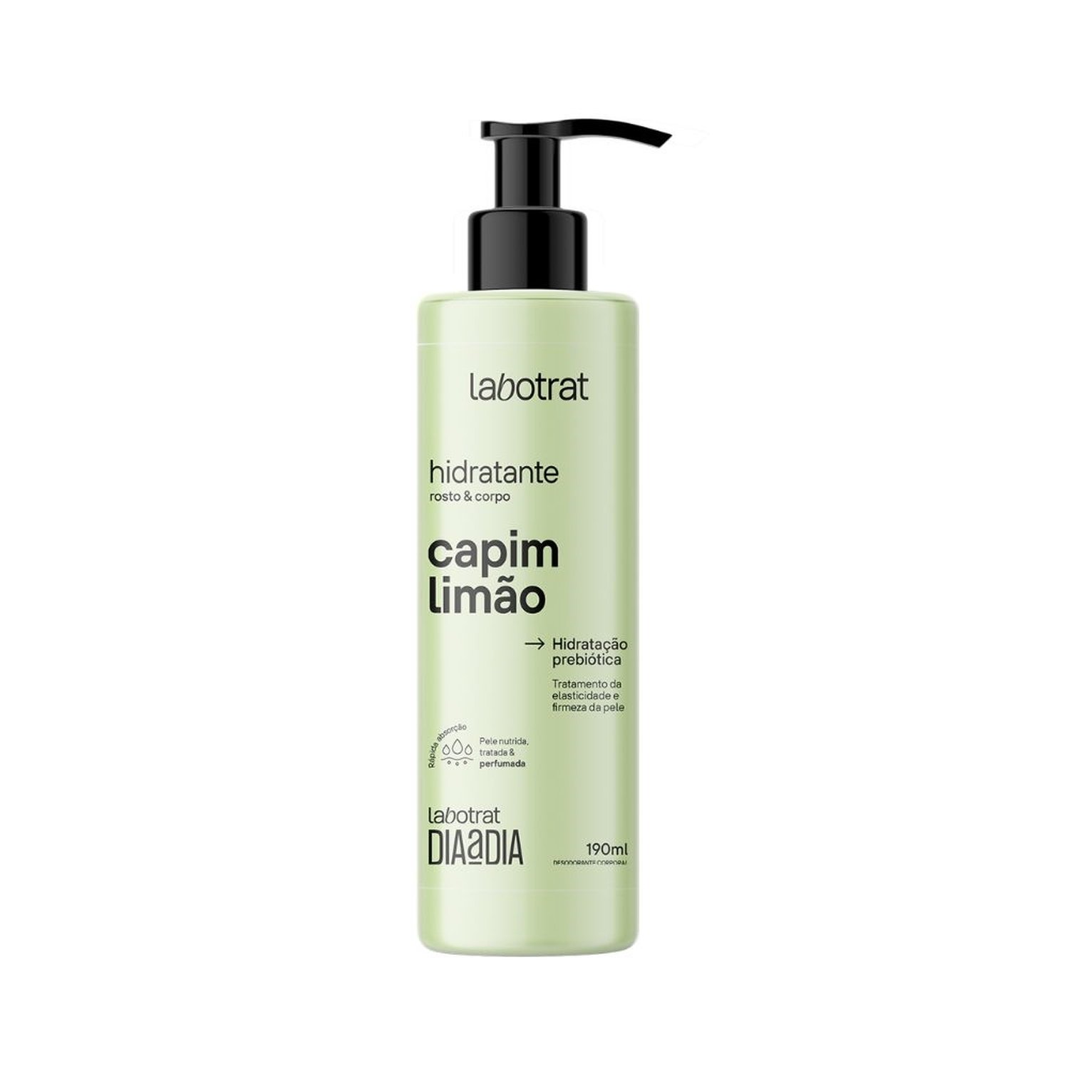 Hidratante Labotrat Rosto e Corpo Capim-Limão Dia a Dia 190ml