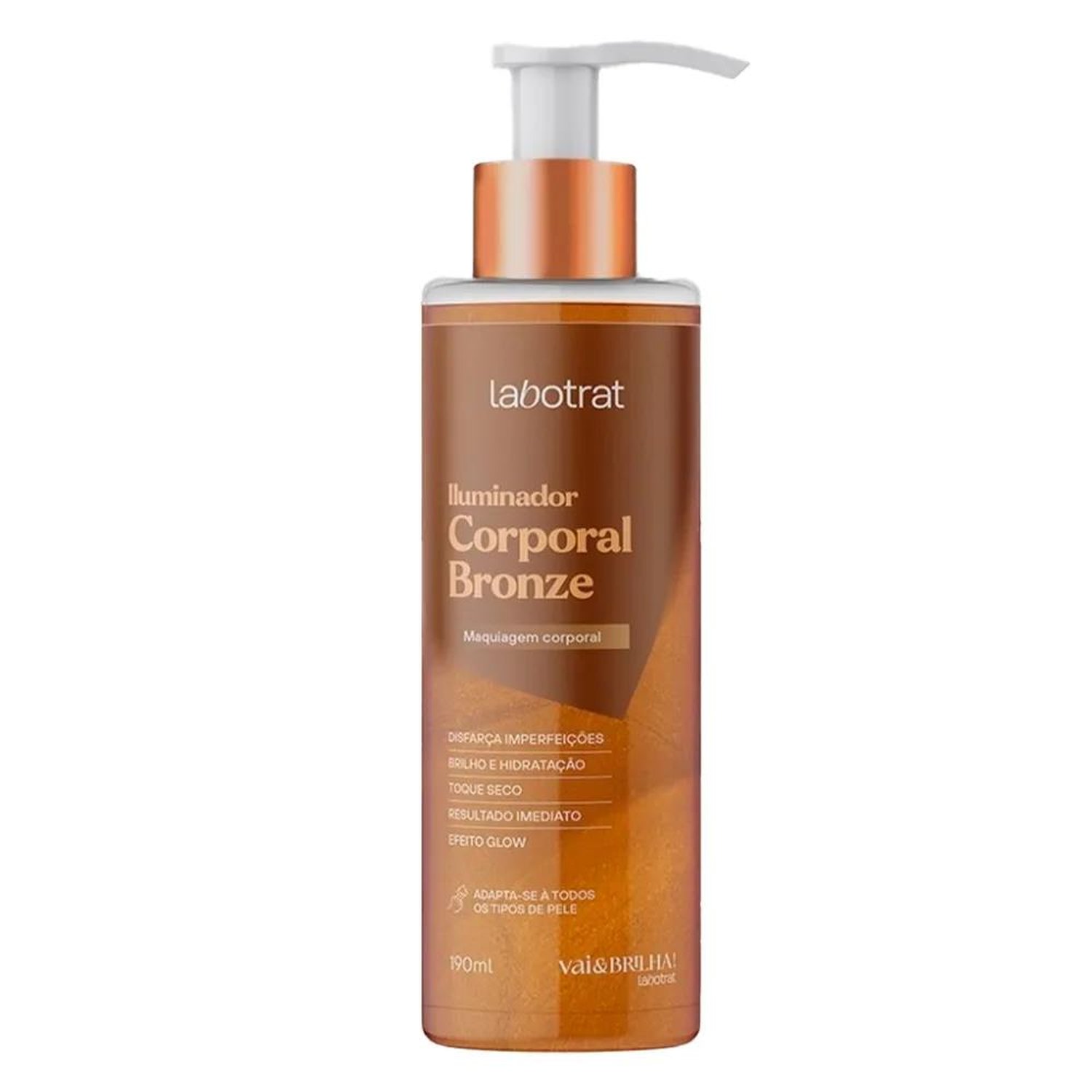 Iluminador Corporal Bronze Vai&Brilha Labotrat 190Ml