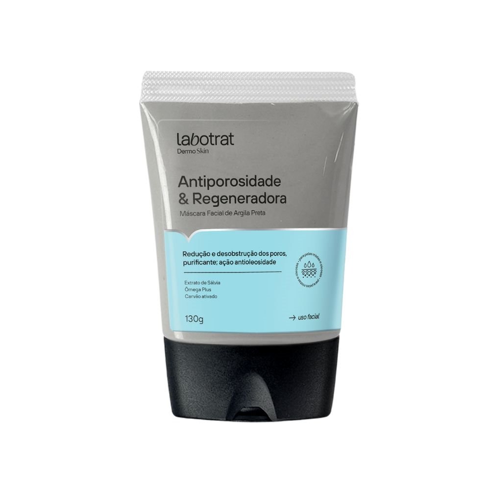 Máscara Facial de Argila Preta Labotrat Antiporosidade 130g