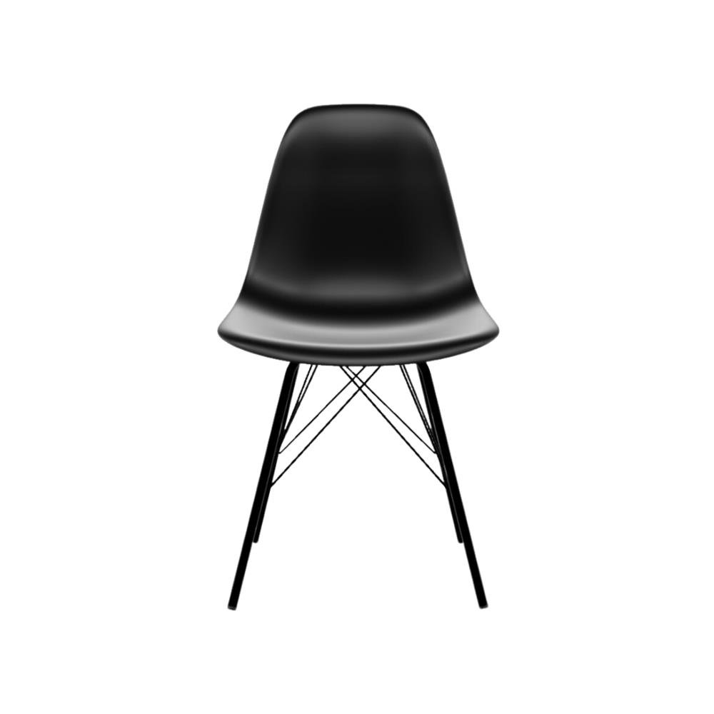 Cadeira Eames polipropileno Preta Tower Preto