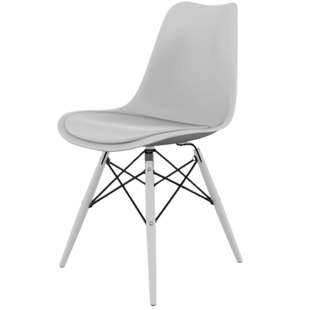 Cadeira Saarinen polipropileno Branca Dsw Injetado Branca