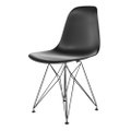 Cadeira Eames polipropileno Preta Eiffel Preto