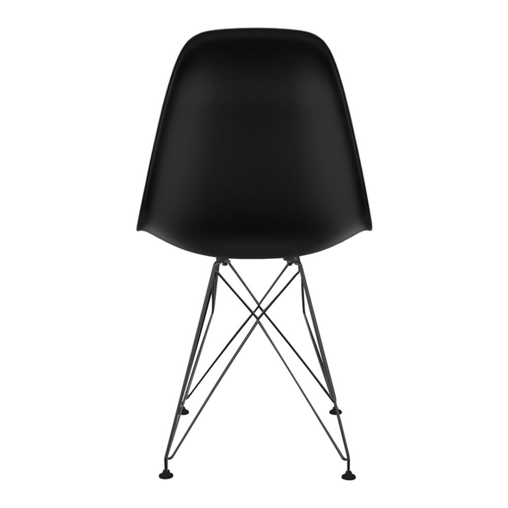 Cadeira Eames polipropileno Preta Eiffel Preto