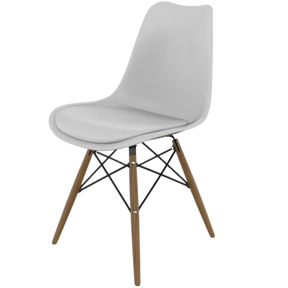 Cadeira Saarinen polipropileno Branca Dsw