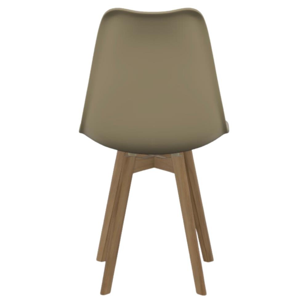 Cadeira Saarinen polipropileno Nude Wood