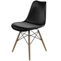 Cadeira Saarinen polipropileno Preta Dsw