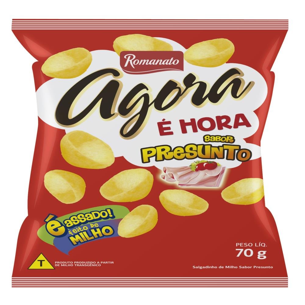 Salgadinho Agora Milho Presunto 10x70g