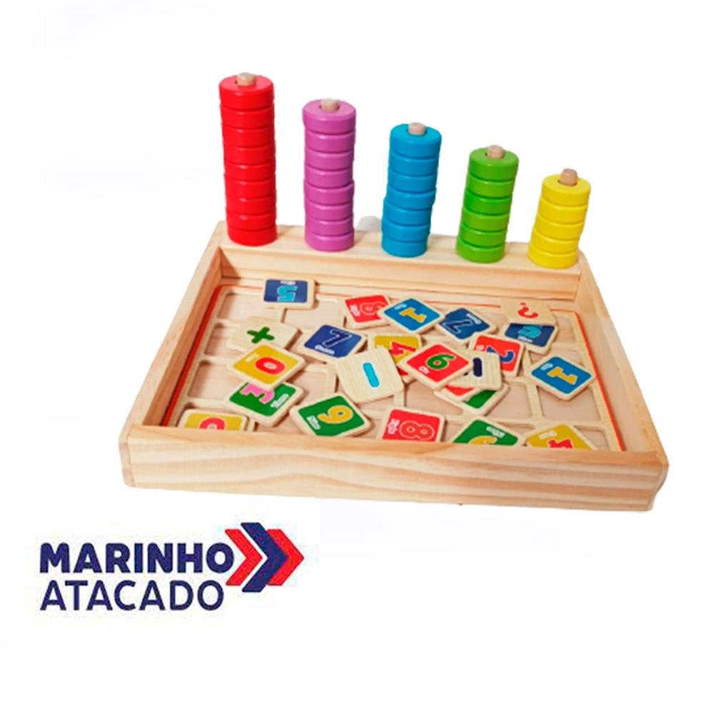 Brinquedo Pedagogico De Madeira Puzzle Blessed