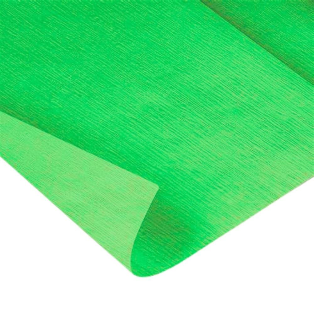 Papel Crepom Art Floc Verde Limao C/10