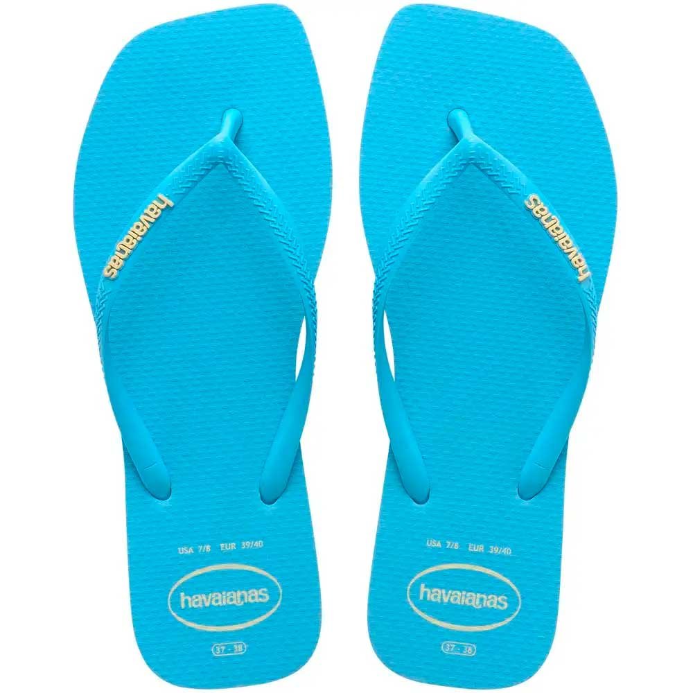Havaianas Slim Square Logo Pop-up 1056 Azul Lavanda 33-42 com 12 Pares