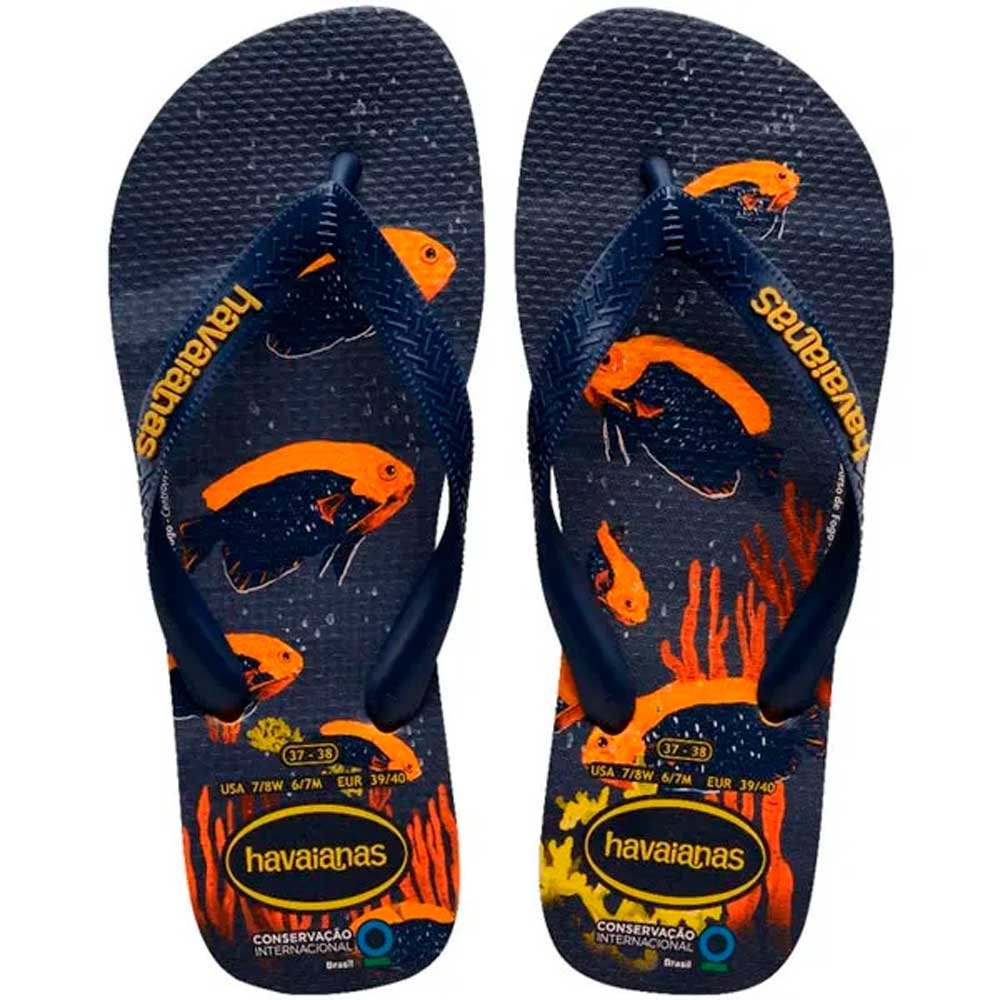 Havaianas Conservacao Internacional 1740 Amarelo Pop 23/24 Com 12 Pares