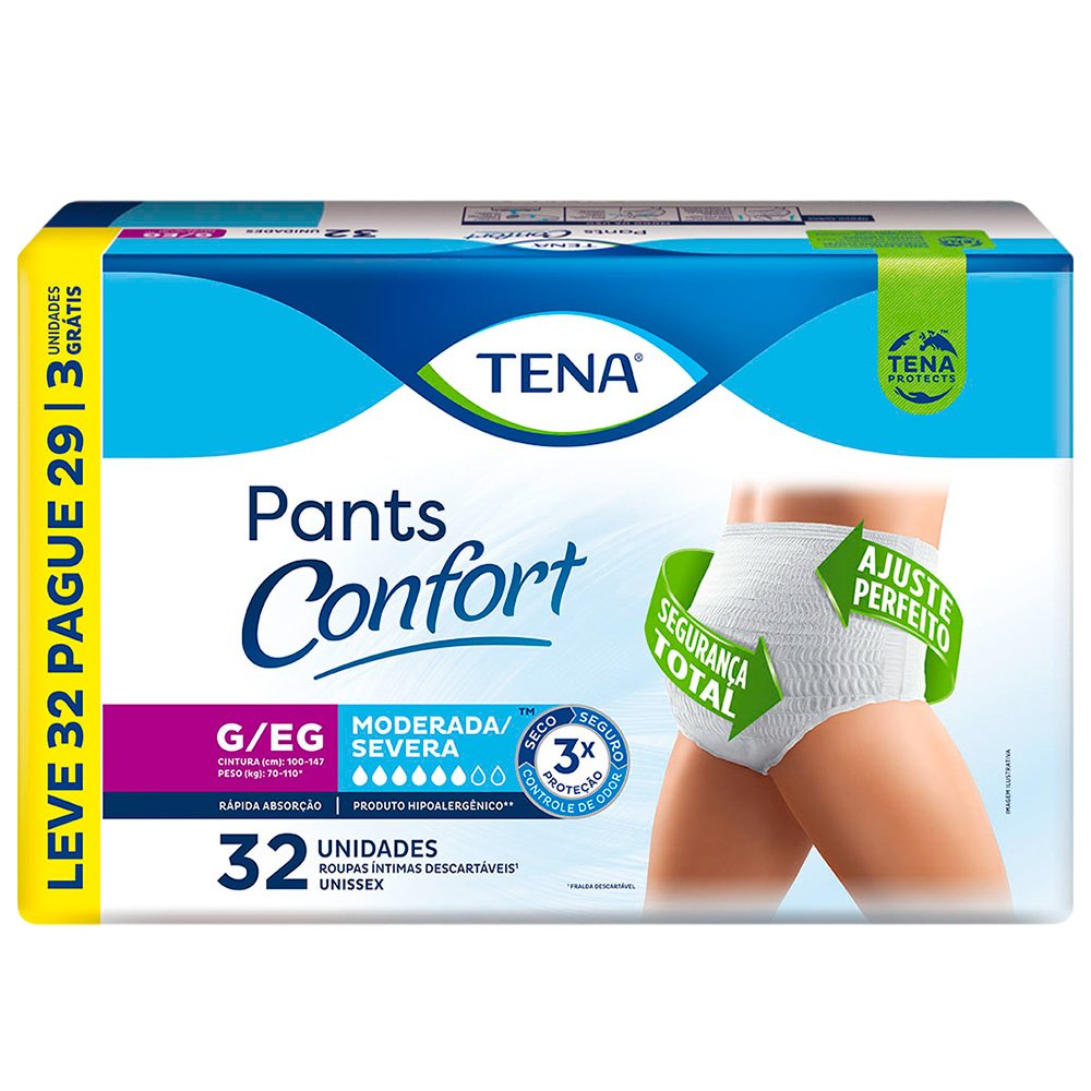 Roupa Intima Tena Confort G/xg L32p29u
