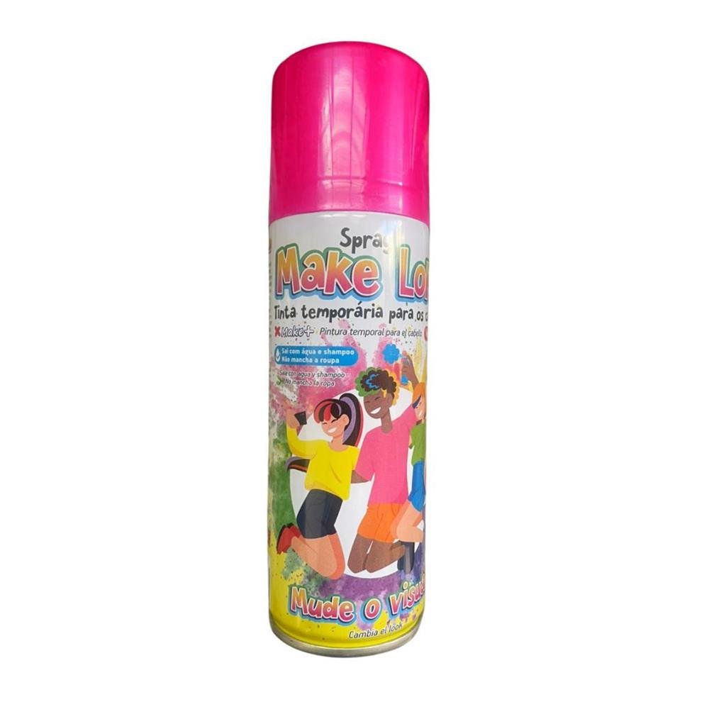 Tinta De Cabelo Spray Make Loko 120Ml Rosa