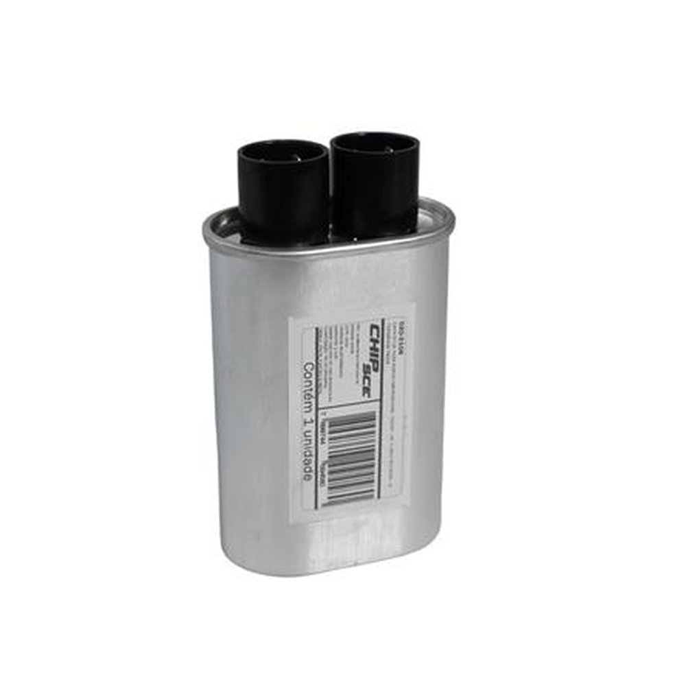 Capacitor Para Forno Microondas - 2100v - Ac 1.05uf 50/60hz - 3 Terminais Finos