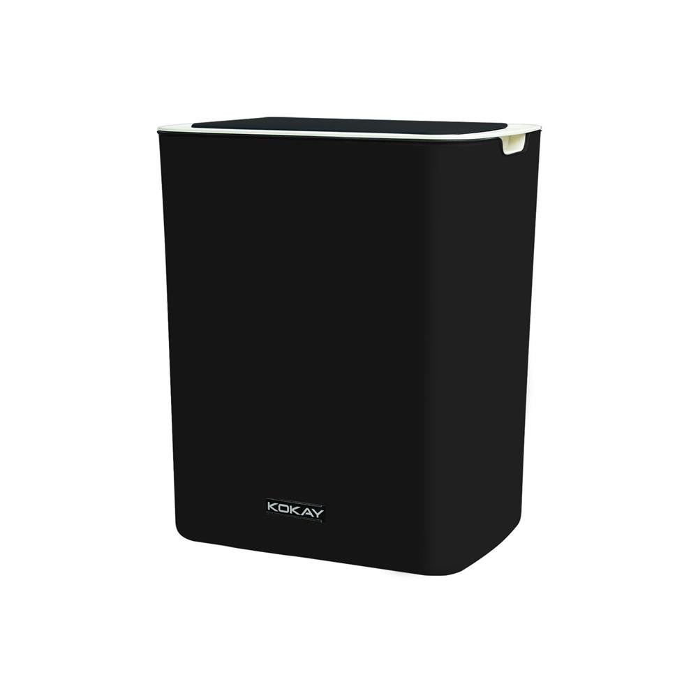 Lixeira Inteligente Automatica C/ Sensor De Aproximacao - 14 Litros PiLHa AA - Preta