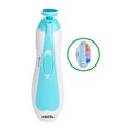 Kit Cortador Aparador De Unha Eletrico Para Bebe E Crianca - C/ 6 Refis - Azul