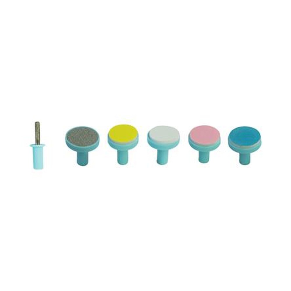 Kit Cortador Aparador De Unha Eletrico Para Bebe E Crianca - C/ 6 Refis - Azul