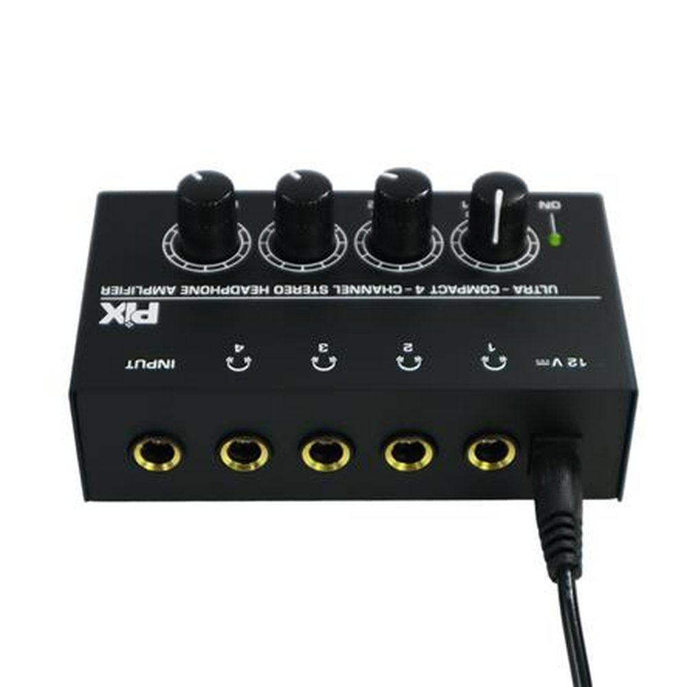 Amplificador De Fone De Ouvido 4 Canais