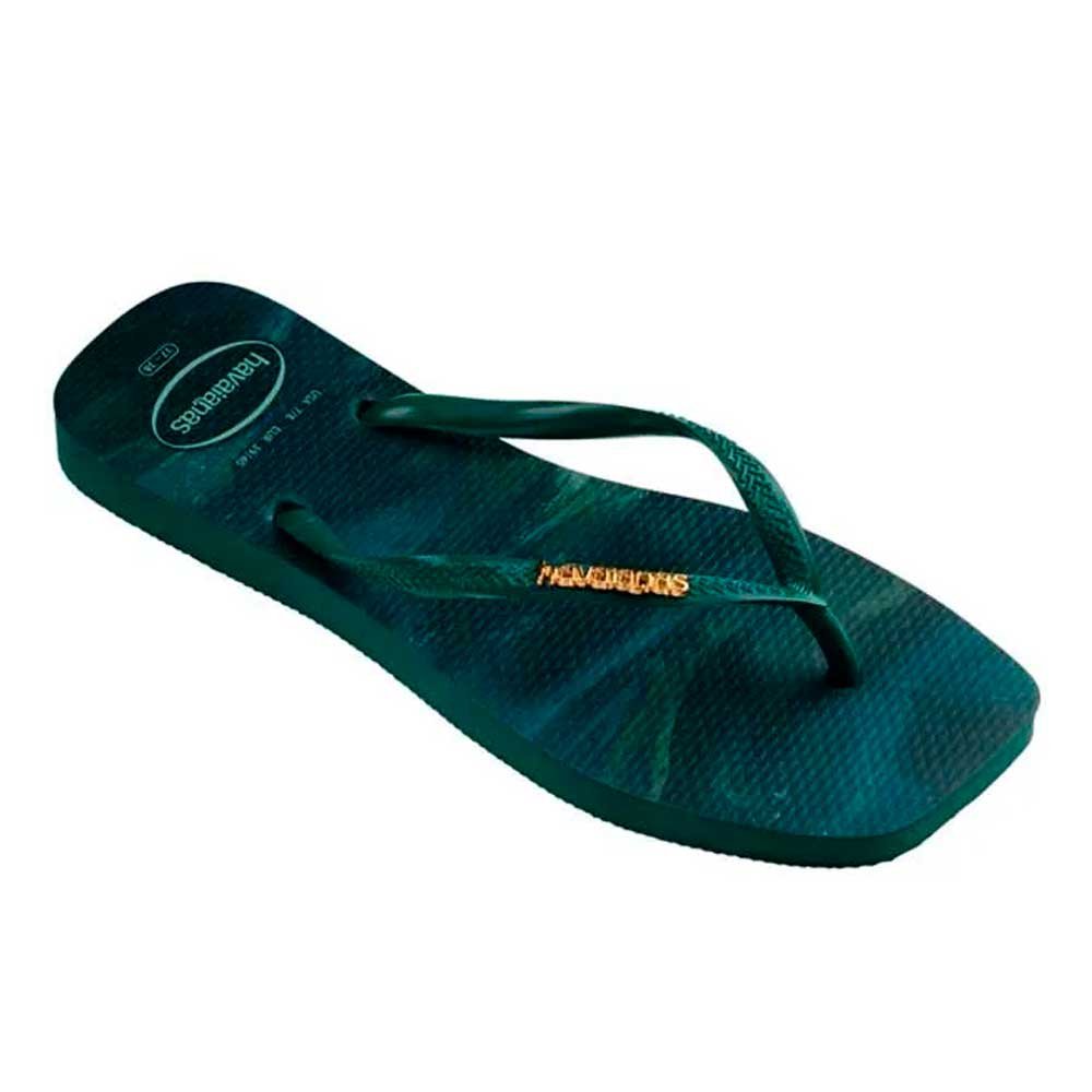 Havaianas Slim Square Trendy 5266 Verde Pantanal 35/36 Com 12 Pares