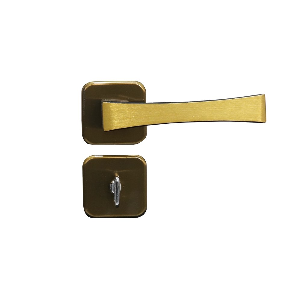 FECHADURA MGM WC 40 PARIS ROSETA BRONZE LATONADO