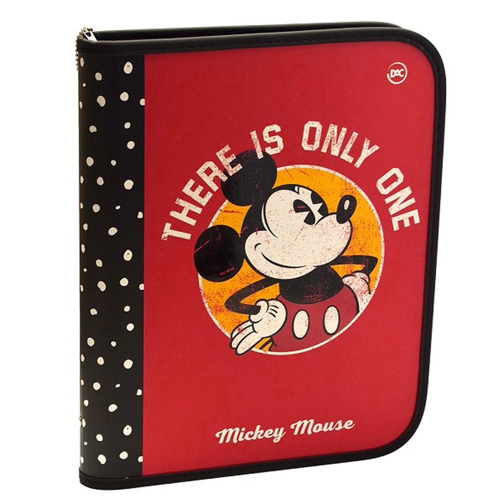 Fichário Dac Universitário Mickey 48 folhas - embalagem com 4 unidades