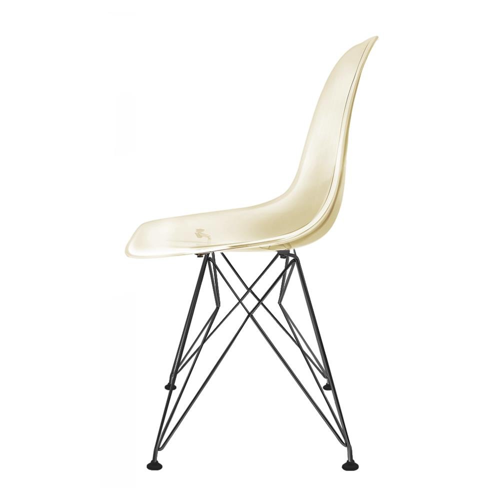 Cadeira Eames Policarbonato Ambar Eiffel Preto